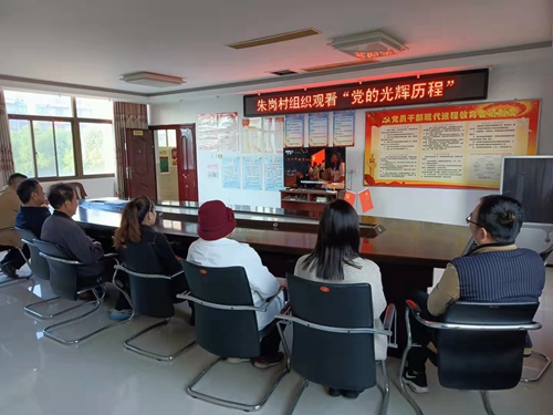 八公山镇朱岗村深入开展四史学习活动